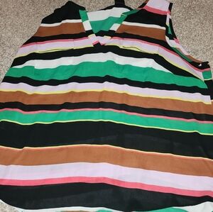 Worthington Colorful Striped Tank 3x